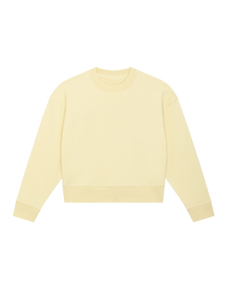 Sudadera de cuello redondo Cropster Stanley Stella - Butter