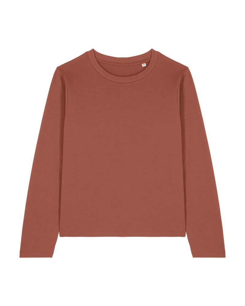 Camiseta Muser Long Sleeve Stanley Stella - Heritage Brown