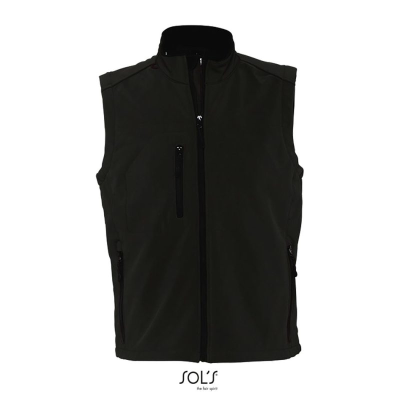 Chaleco Softshell Para Hombre Rallye Men Sols - Negro - Sols